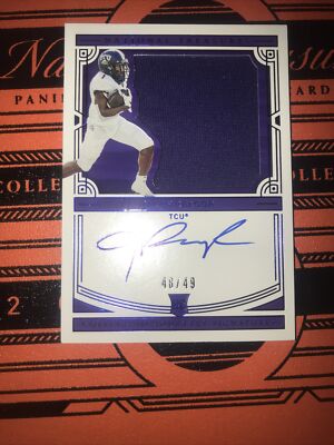 Jalen Reagor Patch Auto National Treasures 43/49