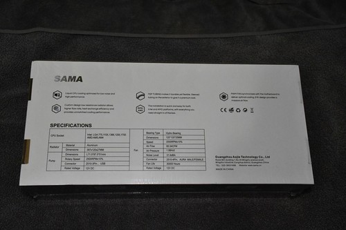 SAMA CPU Liquid Cooler 360mm AIO Gaming PC Screen LCD Display ARGB Water Cooling - Bild 4 von 5