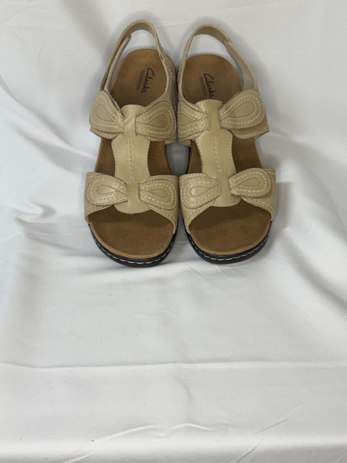 Clarks Bendables Women's Size 11 Brown Lightweight Adjustable Sandals
