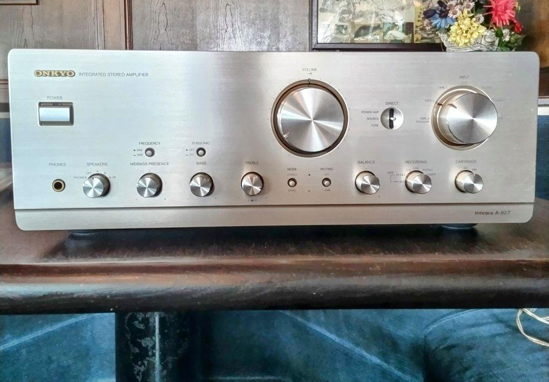 Onkyo Integra A-927 Integrated Stereo Amplifier Operation