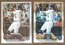 2023 Topps Chrome Baseball #110 Garrett Mitchell Sepia Refractor And Base Card