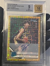 2019-20 Donruss Jaxson Hayes Gold Infinite Rated Rookie Auto /10 BGS 9 #207