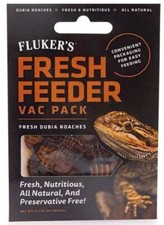 Reptile, Flukers Dubia Roach Fresh Feeder Vac Pack 0.7 oz 