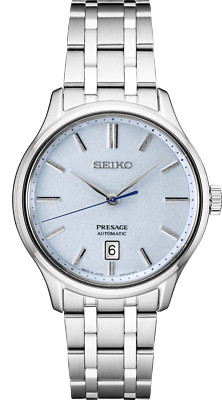Seiko Presage Automatic Light Blue Dial Stainless Steel Men s Watch SRPF53