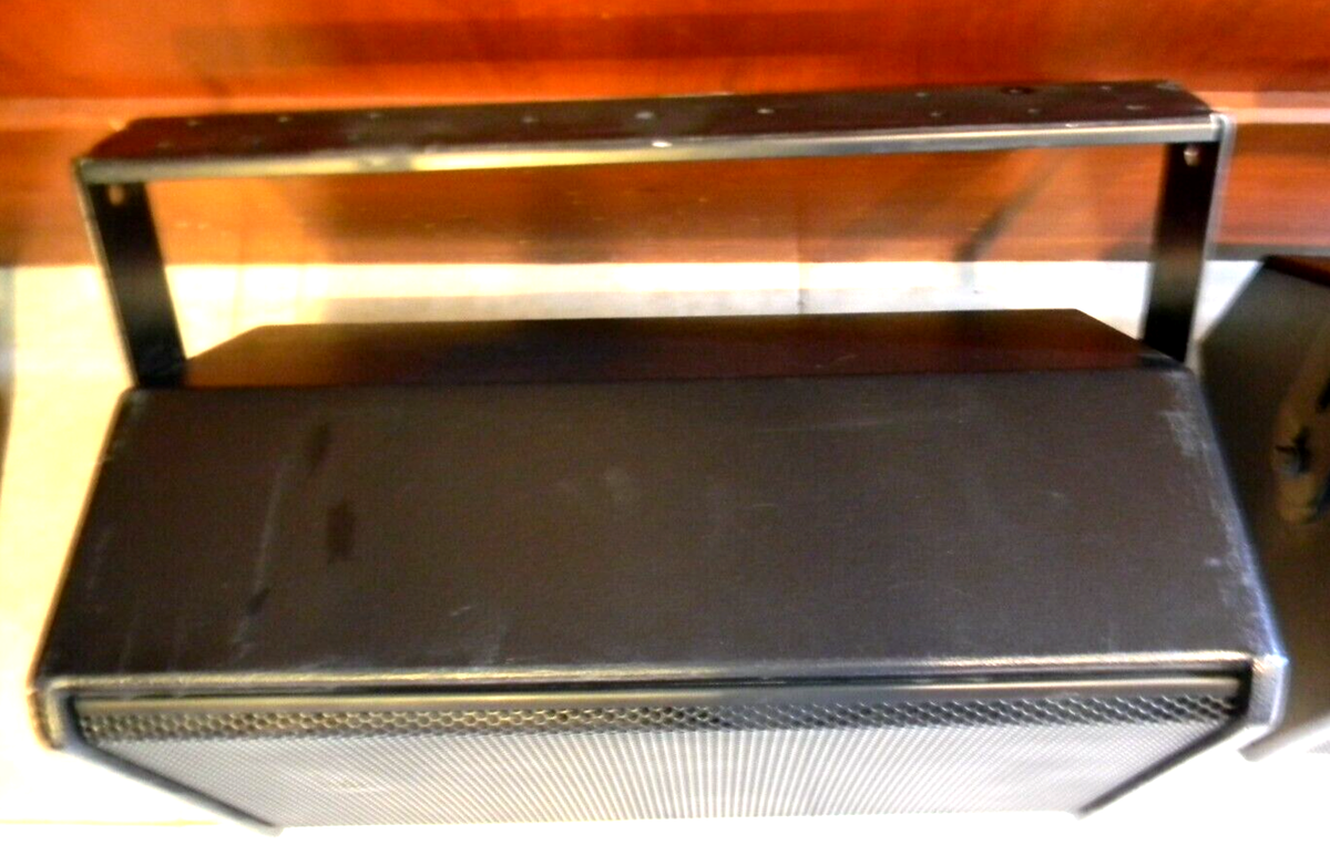 Lot of 2 Renkus Heinz TRX121/9 2-Way PA Loudspeakers/Floor Monitors W/U  Brackets