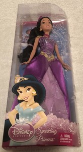 disney sparkling princess jasmine doll