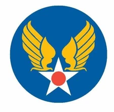 US Army Air Corps Hap Arnold Wings Coat of Arms Sticker Decal M679