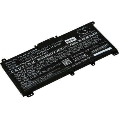 Akku für Laptop HP 15S-FQ0020UR 11,55V 3600mAh/41,6Wh Li-Ion Schwarz