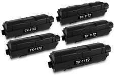 5 PACK TK-1172 Compatible Toner for Kyocera M2040dn/M2540dn/M2540dw/M2640idw
