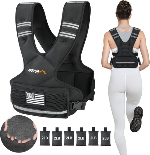 Adjustable Weighted Vest For Men Women, 4-10lb/11-20lb/20 - View #10