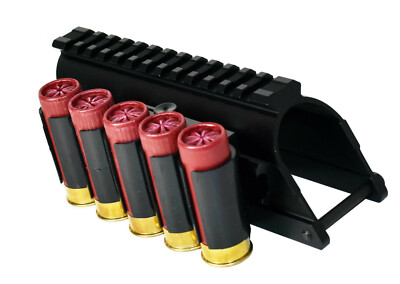 Trinity 12 Gauge Shell Holder & Saddle Mount for Mossberg 500 / Maverick 88 12GA