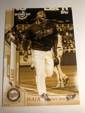 2020 Topps Opening Day Walk This Way Jumbo 5x7 Miguel Sano Twins 01/10