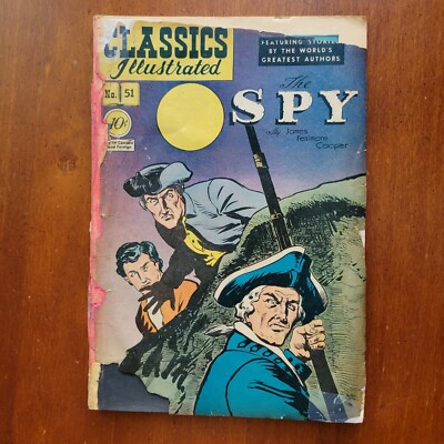 CLASSIC COMICS (ILLUSTRATED) #51 The Spy by Cooper 1948