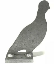AR500 Bird Silhouette Animal Steel Knock-Over Target 7”X 4”X 3/8”