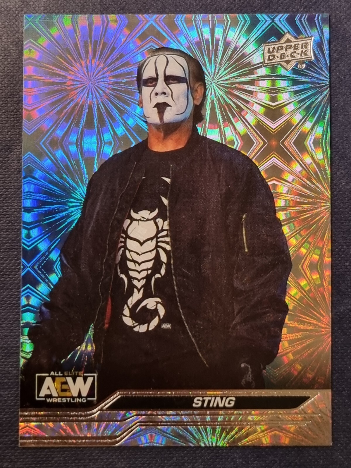 2024 AEW Sting Pyro Trading Card Upper Deck Mint #87833