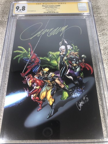 Marvel Comics 1000 CGC SS 9.8 Campbell Virgin Variant 10/19