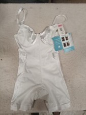 Vtg New NWT Smoothie Style 4052 Body Re-Former Shapewear White