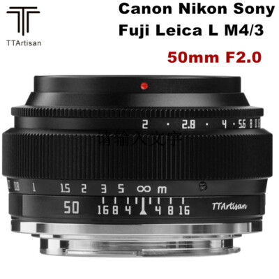 TTArtisan 50mm F2 Leica L マウント TTArtisan 50mm f/2 Lマウント フルサイズ 単焦点レンズ 国内