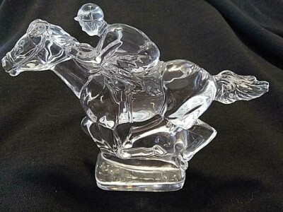 クリスタル 翼 馬 アイルランド 置物 ウォーターフォード クリスタル