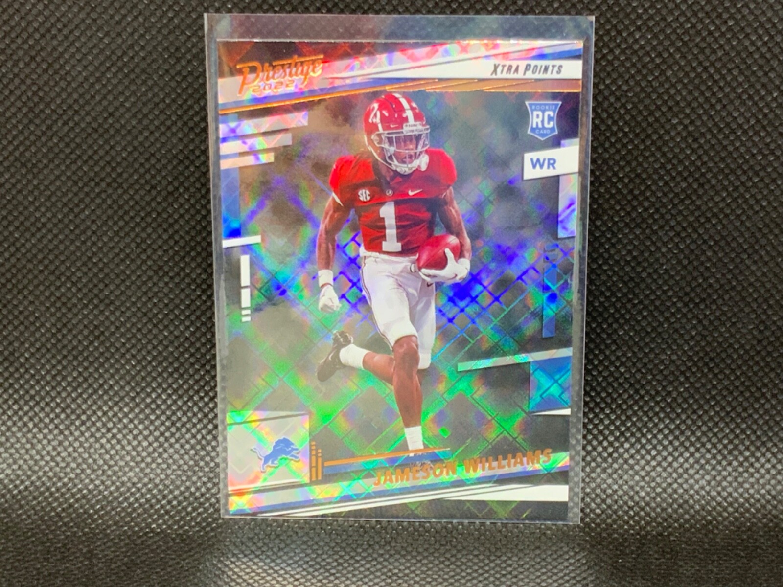 2022 Panini Prestige JAMESON WILLIAMS Diamond Holo Xtra Points RC #307 Lions