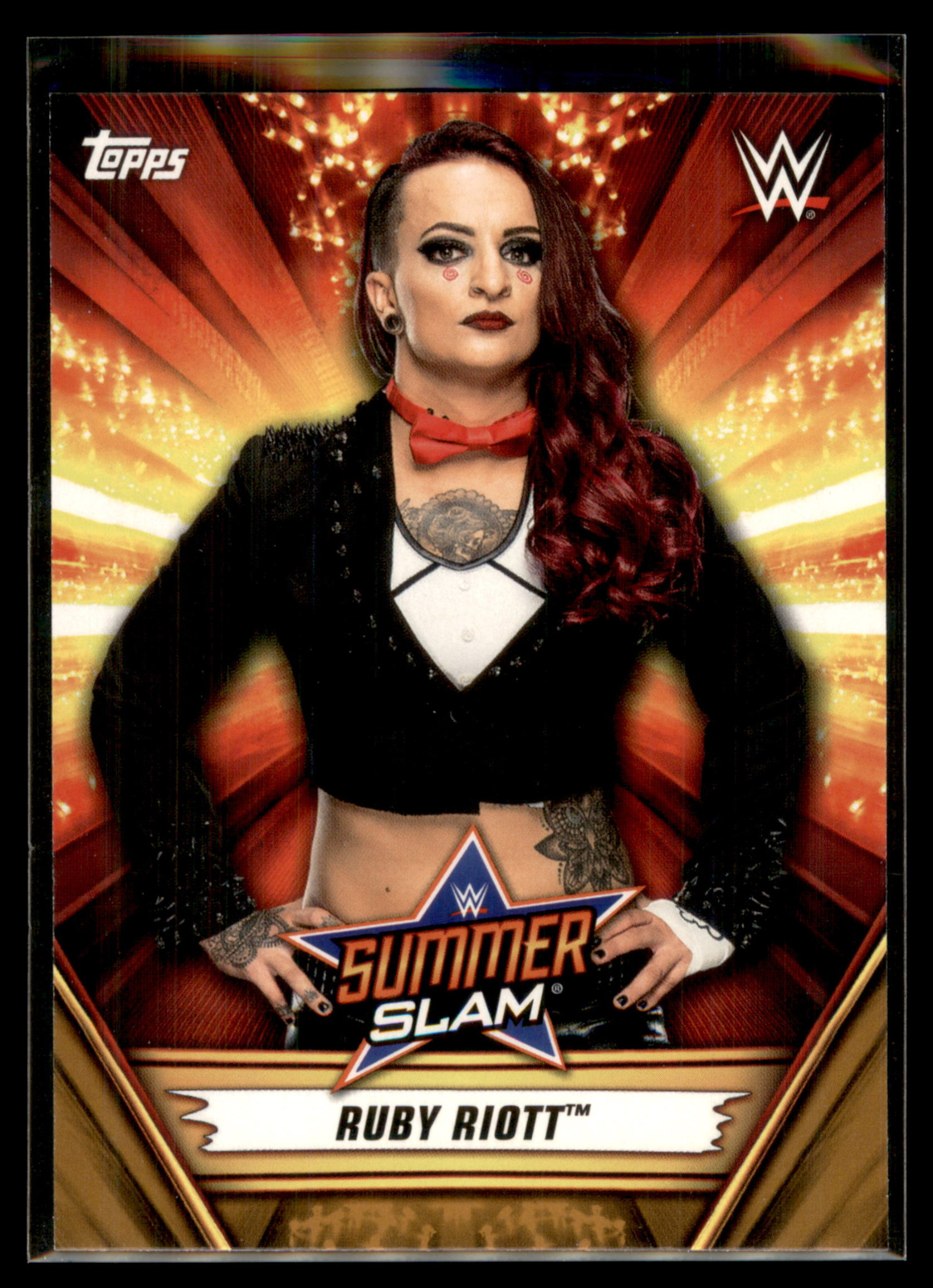 2019 Topps WWE SummerSlam Wrestling BRONZE #25 Ruby Riott - RAW
