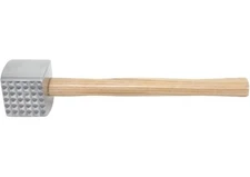 Extra Large Heavy-Duty Meat Tenderizer Mallet, Double-sided, Commercial-Grade Ha