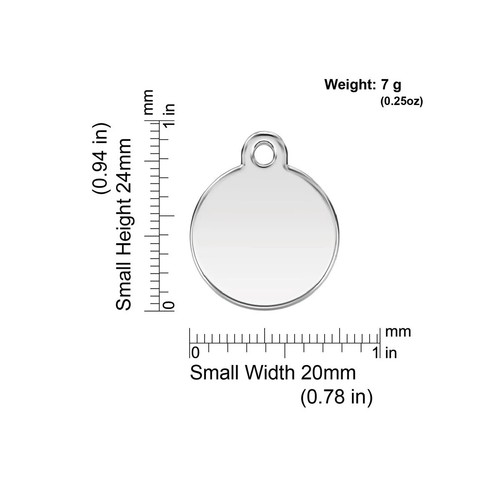Red Dingo "Stars" Engraved Pet Dog & Cat ID Tag - Free Engraving - 11 Colours - Picture 12 of 25
