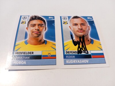 Champions League  Sticker signiert Fedor Kudryashov FK Rostov NEU