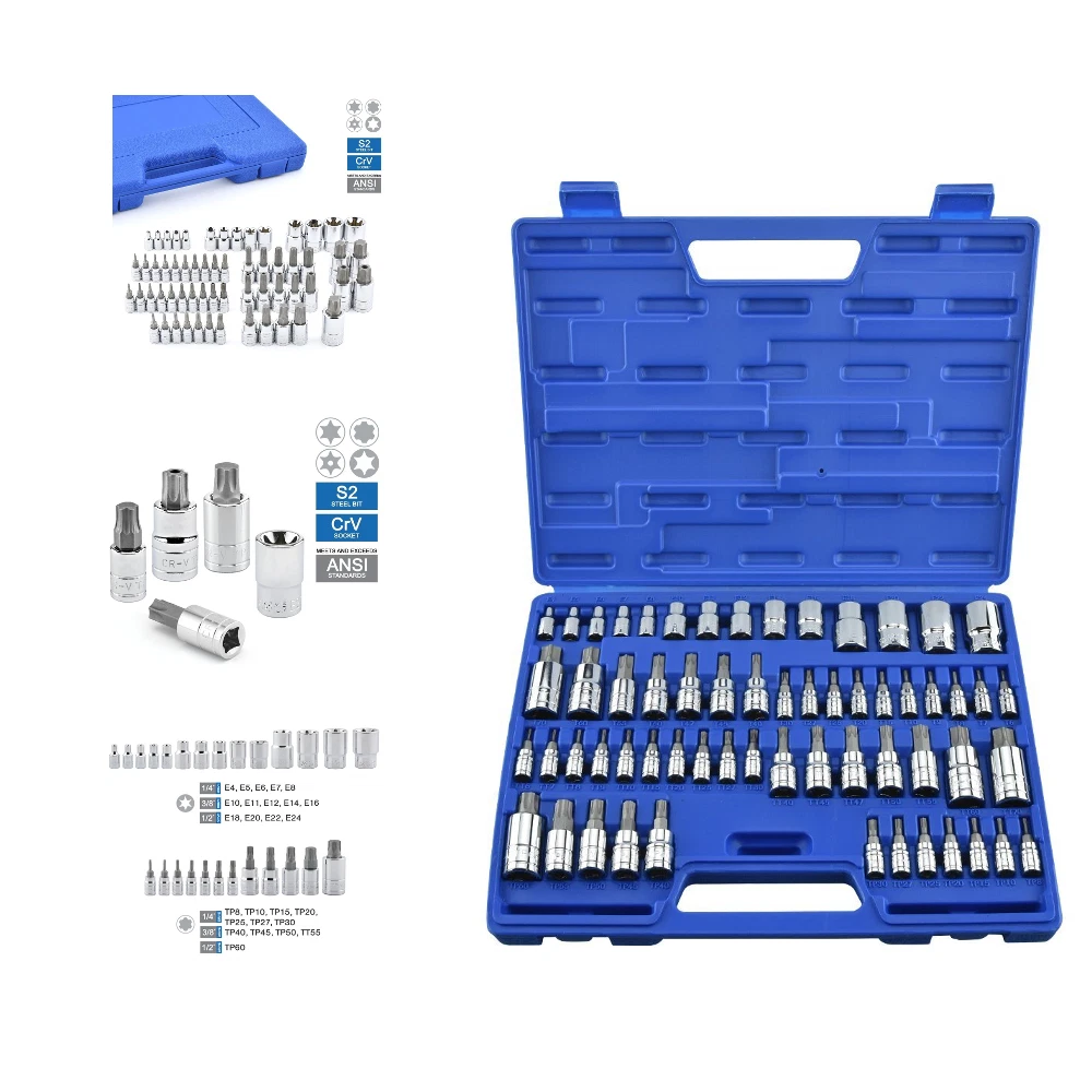 Neiko 10083A Master Torx Bit Socket And External Torx Socket Set