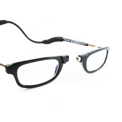 LOOPIES schwarze magnetische Lesebrille ''''leicht zu finden, schwer zu verlieren'''' JET Unisex