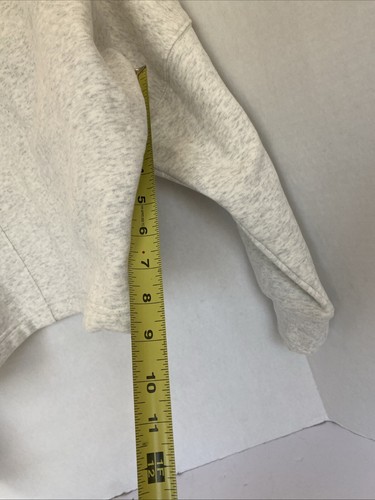 Felpa Athleta Crop donna XS grigia manica lunga pile nuova con etichetta $89 - Foto 7 di 7