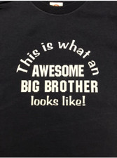 New funny big brother shirt toddler tees older sibling youth T-shirt tshirt