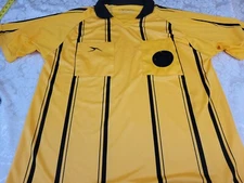 AM Soccer Referee Jersey 100% Polyester Mens Large L/XL