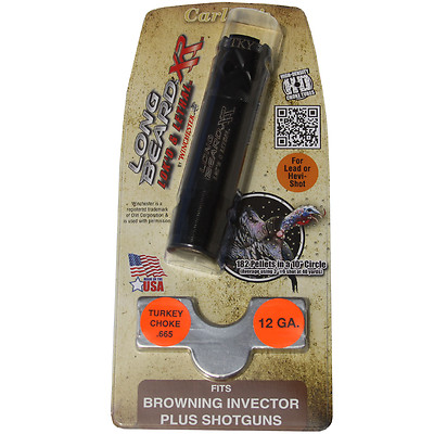 Carlson's Choke Tube 12 GA Turkey Long Beard XR Browning Invector