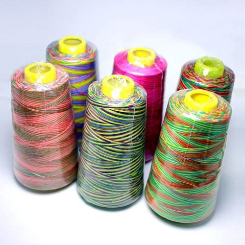 Polyester Sewing Thread Rainbow Color Weaving Floss High Speed Threads 3000Yards - Picture 2 of 31