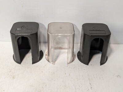 Lot of 3 equipment covers for electrical  5'' L x 4'' W rounded corners -free ship