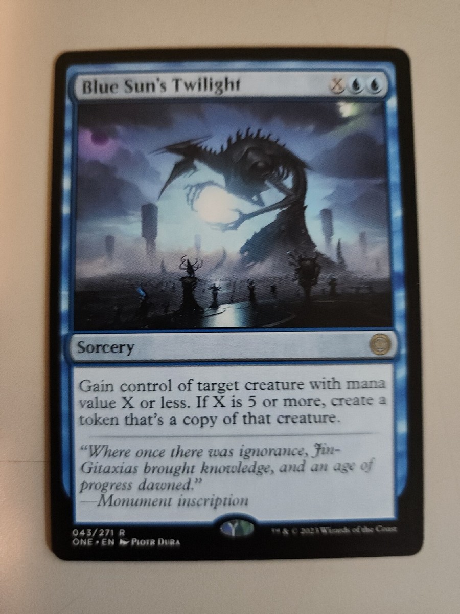 all will be one mtg card price Bundles typically contain the following MTG Blue Sun's Twilight Phyrexia: