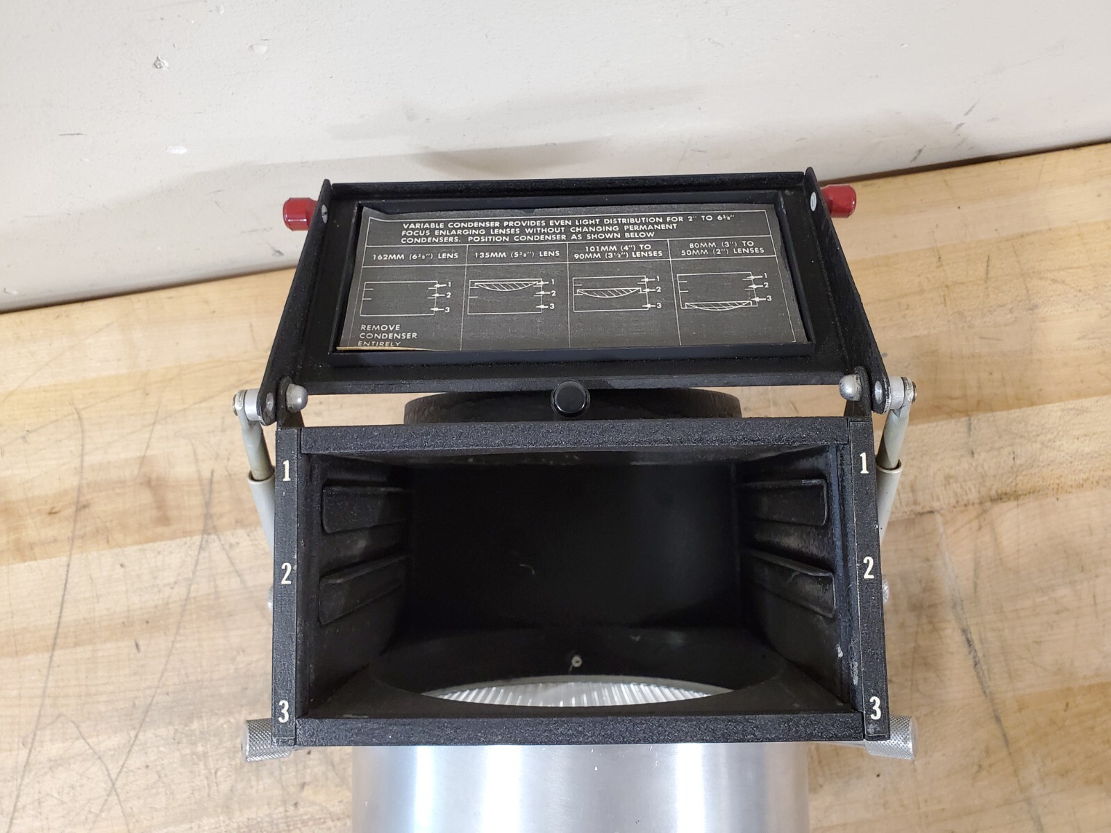 Simmon Omega Variable Condenser Condenser Part With Lens 2