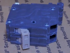 New 2 Pole 60 Amp 120 240V AC Plug In Plastic Foot Circuit Breaker 3/4" BX60