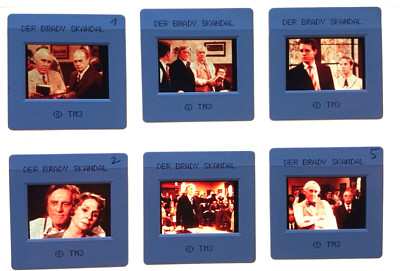 D230 6x DIAS/Movie Slides DER BRADY SKANDAL / Inherit The Wind - Kirk Douglas