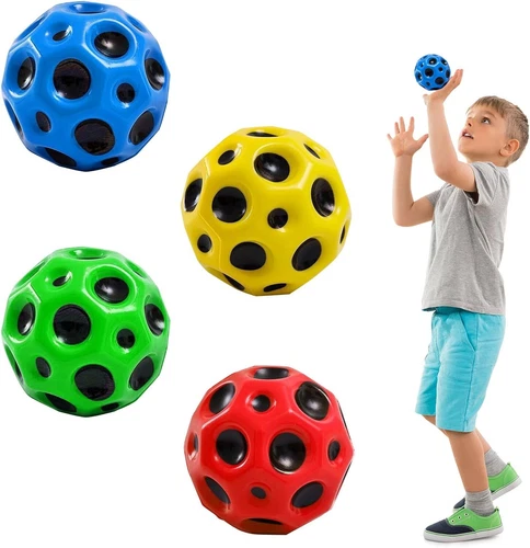 Extreme High Bouncing Ball Space Ball Bouncy Ball Outdoor Throw Catch Moon Toy - Bild 7 von 26