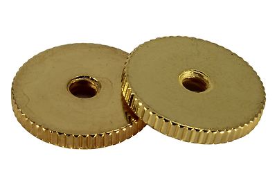 Vintage Thin ABR-1 Bridge Thumbwheels fits USA Gibson  Gold