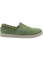 Spenco Orthotic Suede Water Repellent Slip-On Shoes Santa Laurel Green