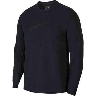 Nike Sportswear Tech Pack Crew Longsleeve Dark Obsidian Gr. S AR1556 475