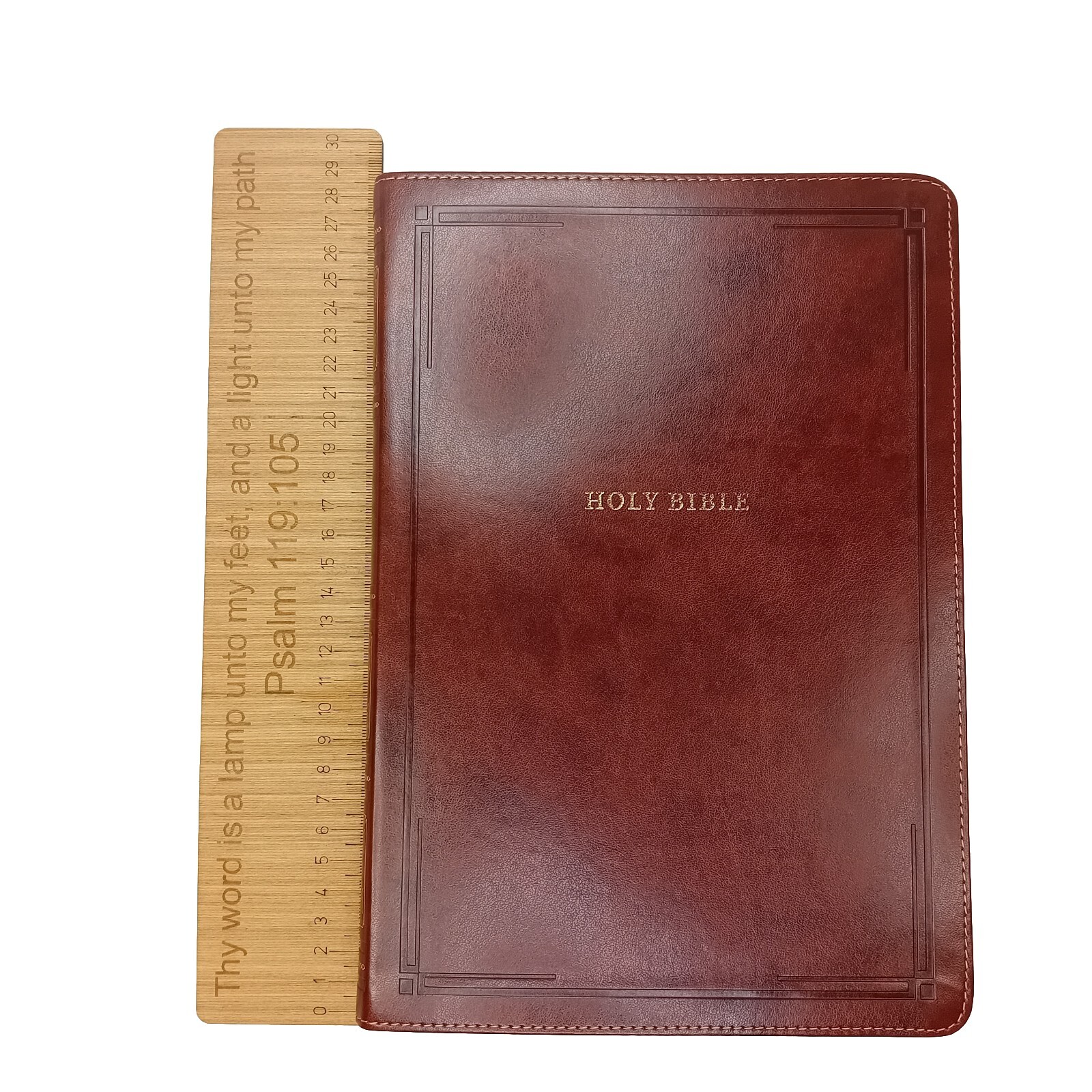 NKJV Bible New King James Reference Super Giant Print Red Letter Leathersoft