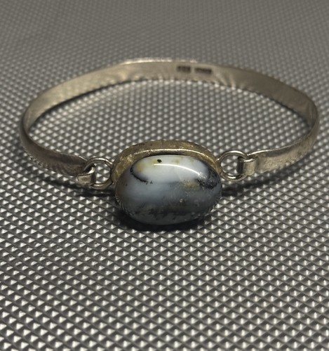 HEAVY Vintage Mexico Signed 925 Sterling Silver Bangle Bracelet Taxco