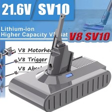 21.6V 6400mAh V8 Battery For Dyson V8 Absolute SV10 Animal Fluffy Vacuum Cleaner