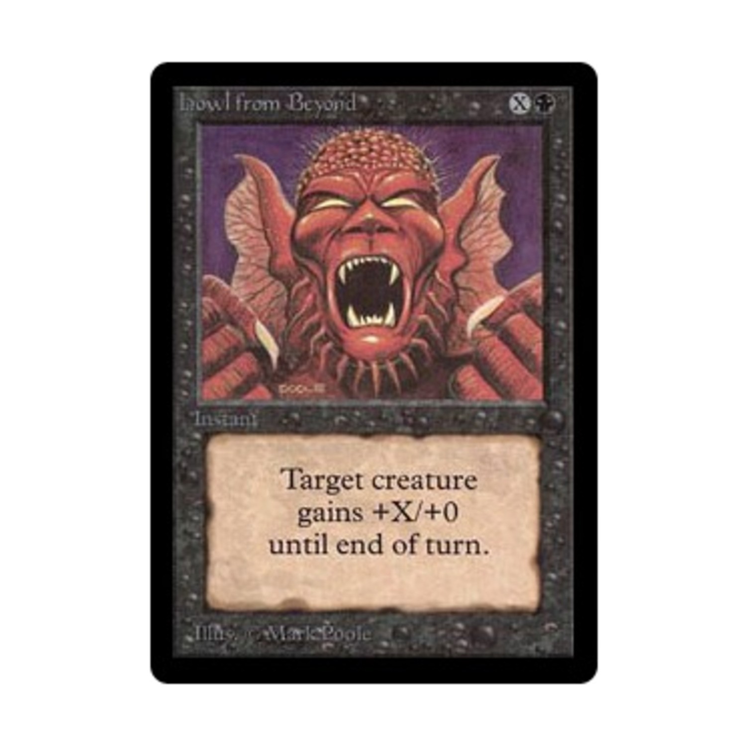 WOTC MtG Beta Howl from Beyond (C) VG