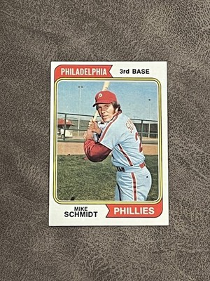 1974 Topps Mike Schmidt #283 VG-EX (crease) Phillies Vintage HOF Legend!