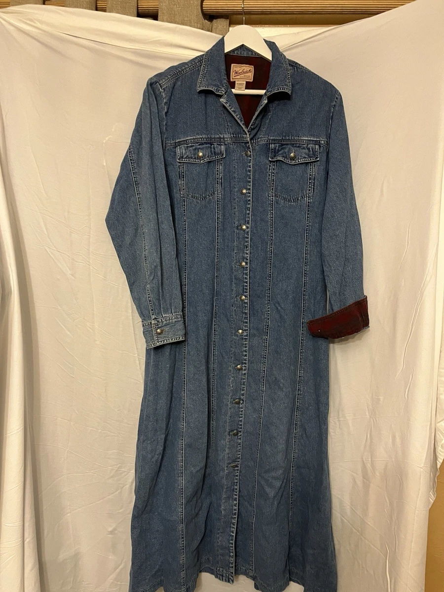 Denim Long Long Sleeve Shirt Dresses for sale | eBay